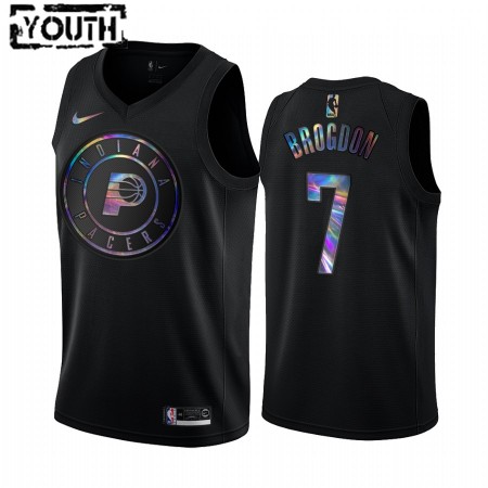 Maillot Enfant Indiana Pacers Malcolm Brogdon 7 Iridescent HWC Collection Swingman